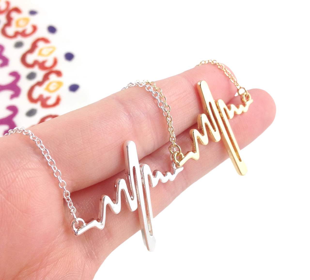 Heartbeat Necklace / Pulse Necklace on Luulla
